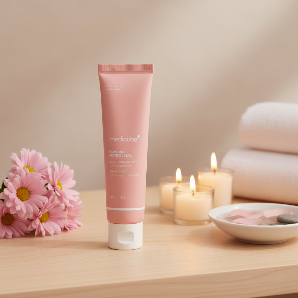 MEDICUBE - PDRN Pink Hyaluronic Moisturizing Cream - Krém pro dokonalou pleť - 50 ml