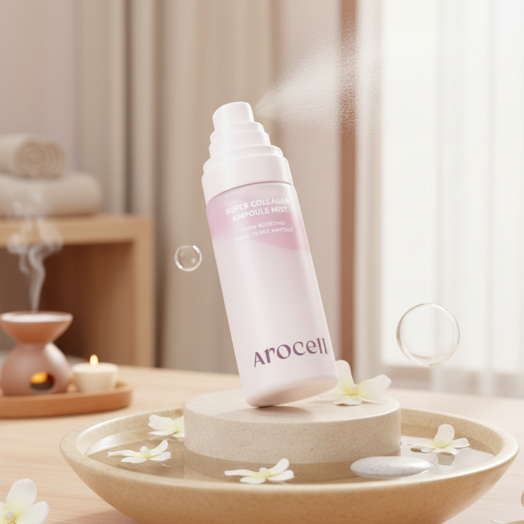 AROCELL - Super Collagen Ampoule Mist - Kolagenová ampule ve spreji - 80 ml