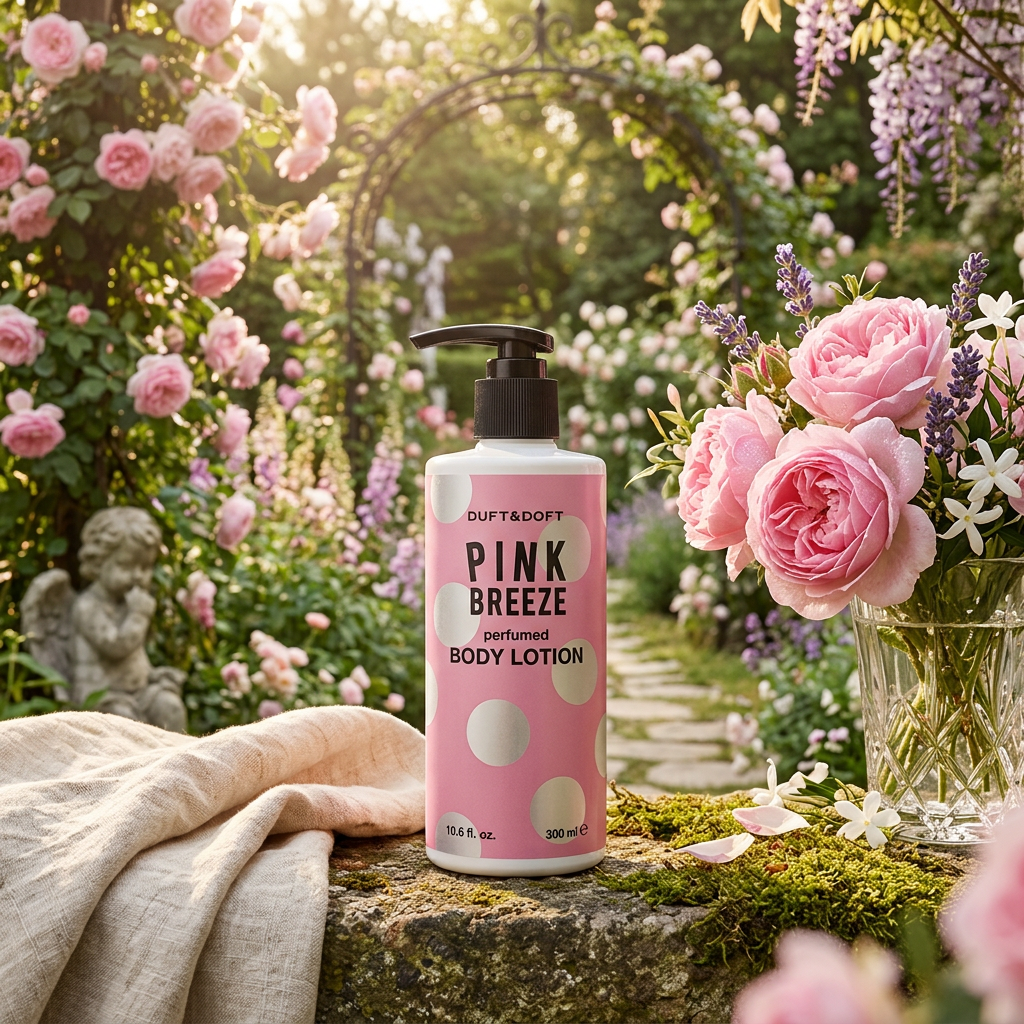 DUFT & DOFT - Pink Breeze Perfumed Body Lotion - Parfémované tělové mléko Pink Breeze - 300 ml