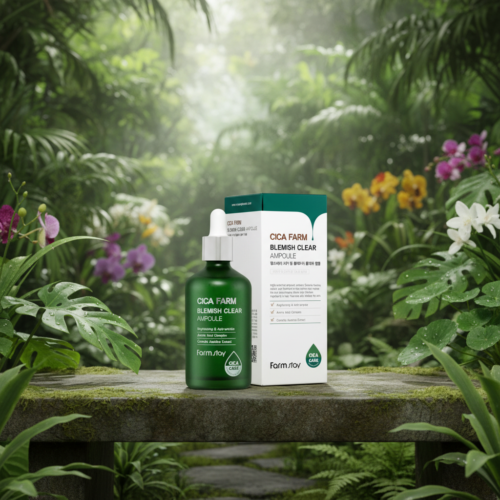 Farm Stay - Cica Farm Blemish Clear Ampoule - Koncentrované pleťové sérum s pupečníkem asijským - 100 ml