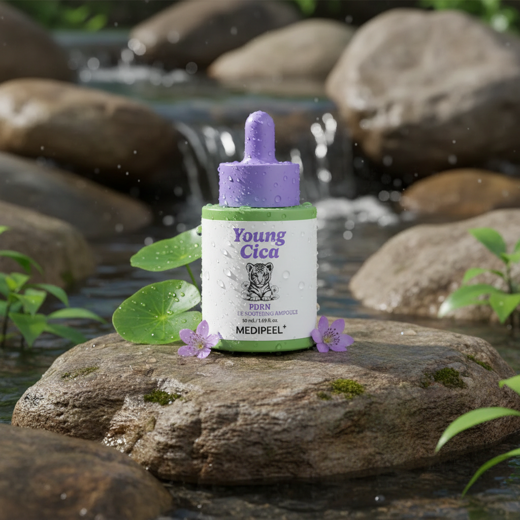 MEDI-PEEL- Young Cica PDRN Trouble Soothing Ampoule - Zklidňující ampule Young Cica s PDRN pro problematickou pleť - 50 ml