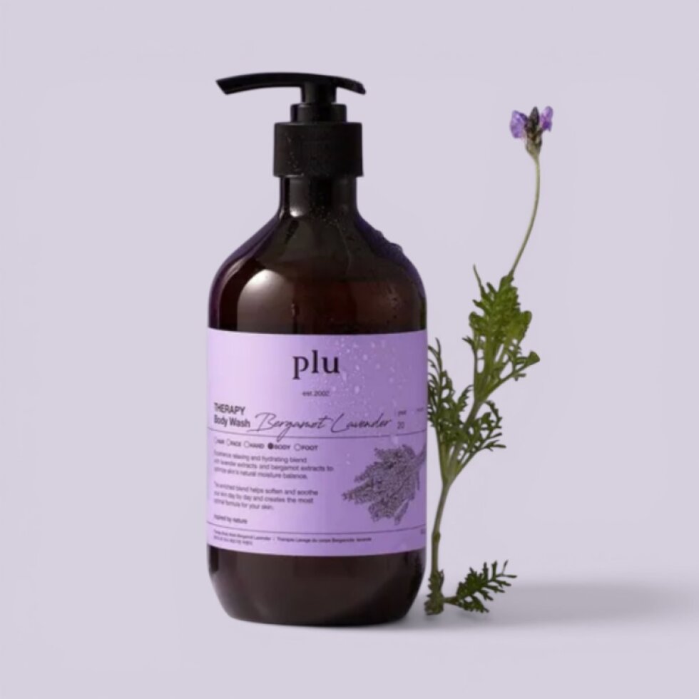 PLU - Aroma Body Wash Bergamot Lavender - Aromatický sprchový gel s bergamotem a levandulí - 500 ml
