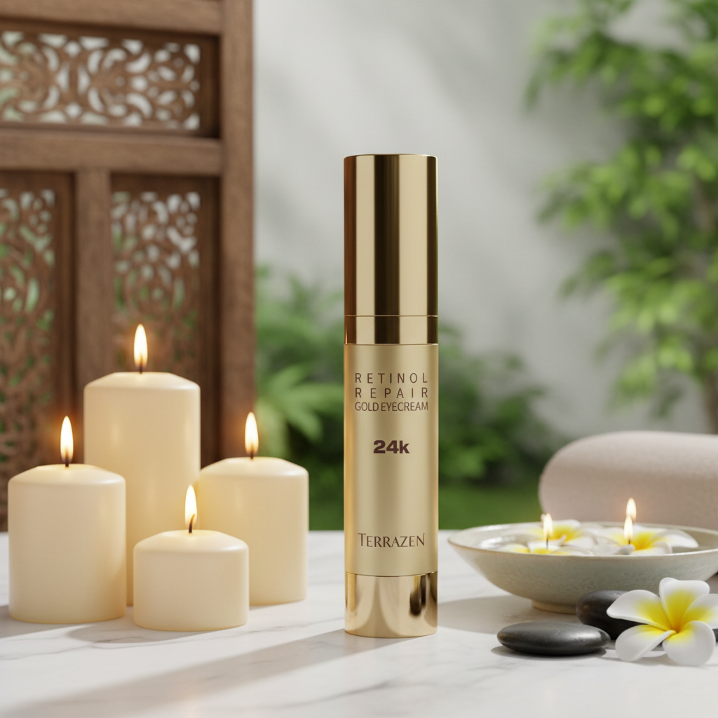 TERAZZEN - Retinol Repair Gold Eye Cream 24K - Omlazující oční krém s retinolem a zlatem - 20 ml
