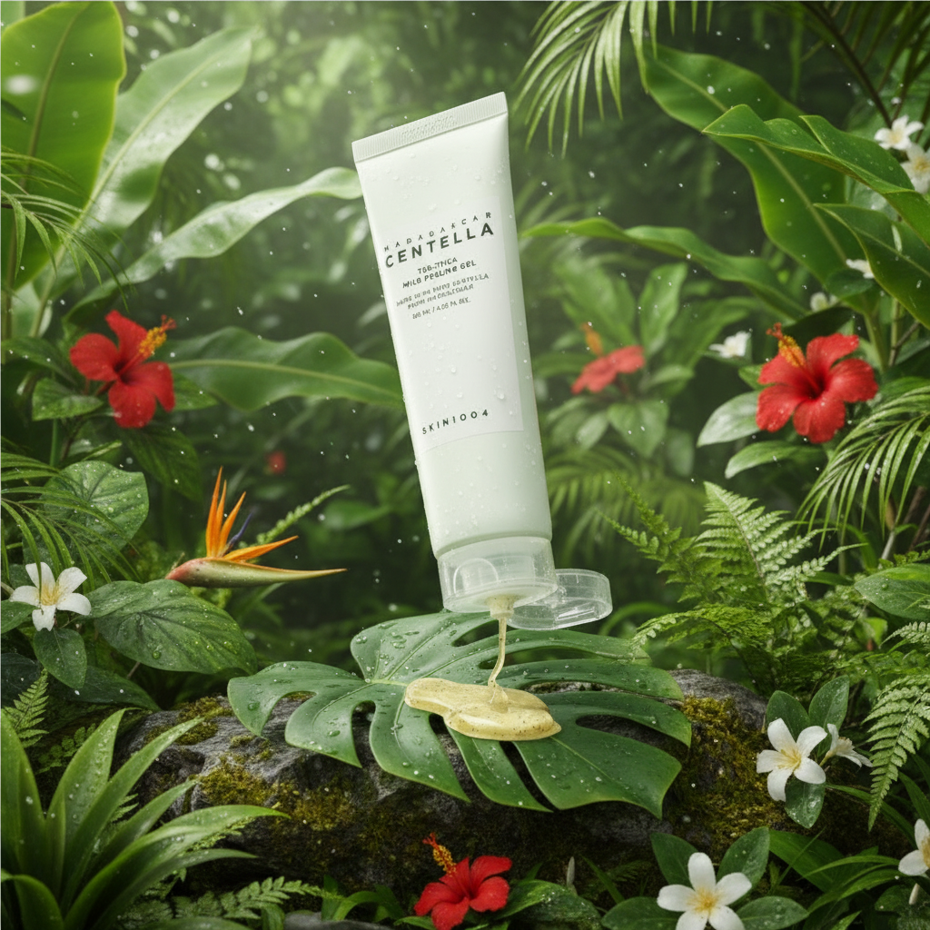 SKIN1004 - Madagascar Centella Tea-Trica Mild Peeling Gel - Jemný peelingový gel s centellou a tea tree - 125 ml