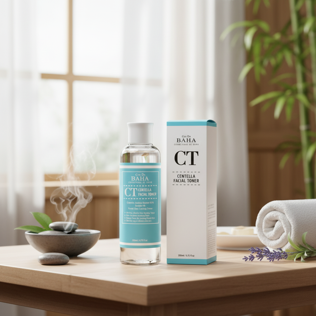COS DE BAHA - Centella Facial Toner - Pleťové tonikum s pupečníkem asijským - 200 ml