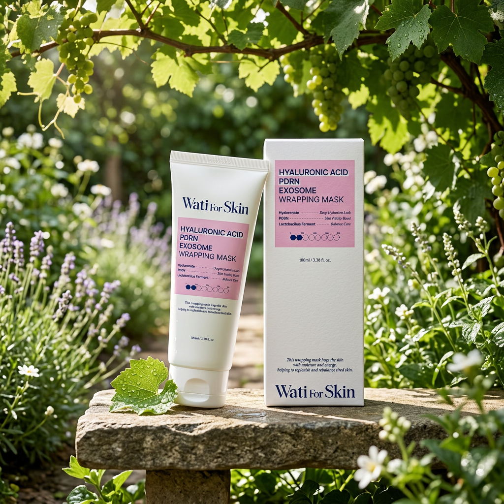 WATI FOR SKIN - Hyaluronic Acid PDRN Exosome Wrapping Mask - Hydratační slupovací maska s PDRN a exosomy - 100 ml