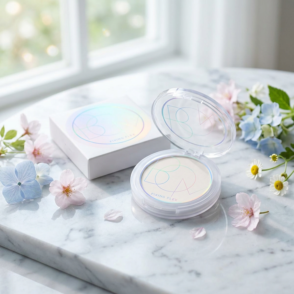 B.O.M. - Fixing Flex Powder Pact - Transparentní fixační pudr - 7,5 g