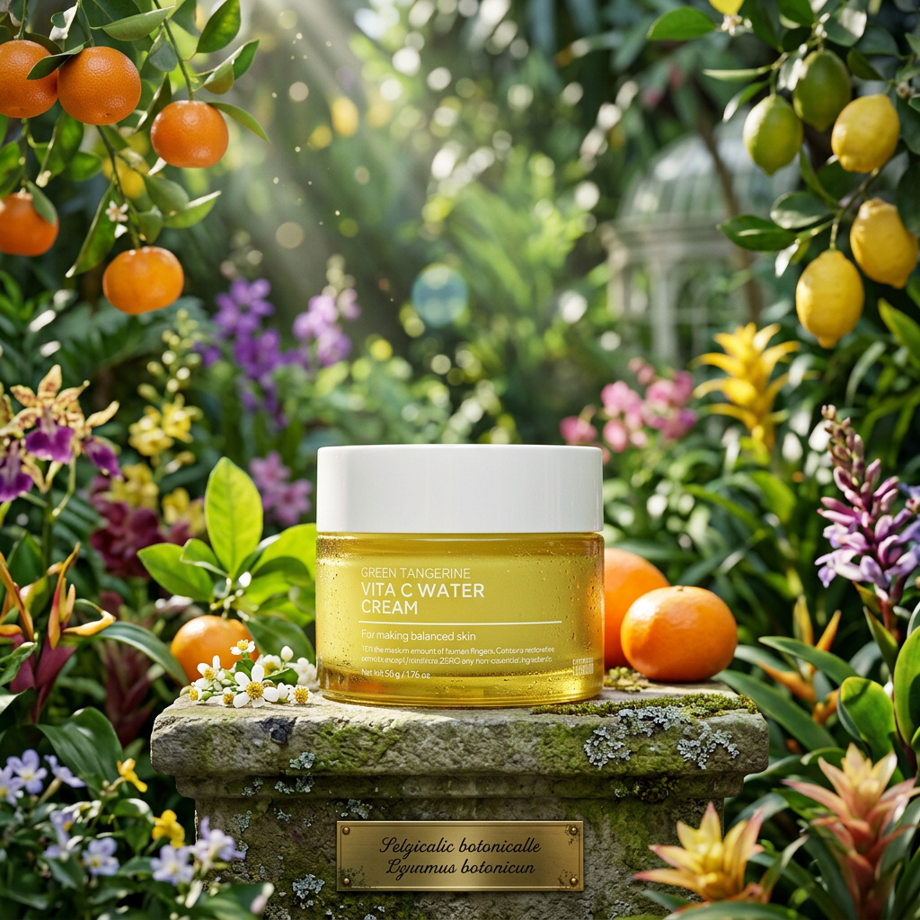 TENZERO - Green Tangerine Vita C Water Cream - Hydratační krém s vitamínem C a zeleným mandarinkovým extraktem - 50 ml
