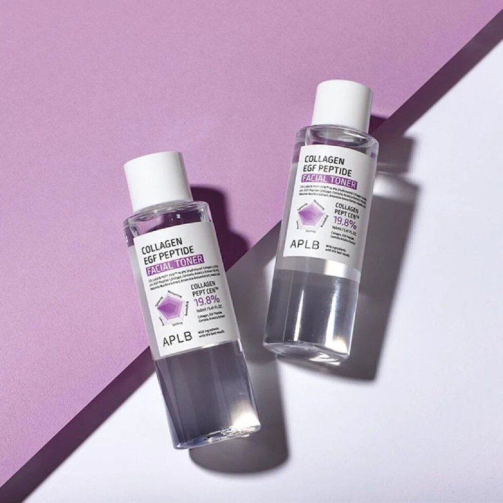 APLB - Collagen EGF Peptide Facial Toner - Zpevňující, hydratační toner s peptidy a kolagenem - 160 ml