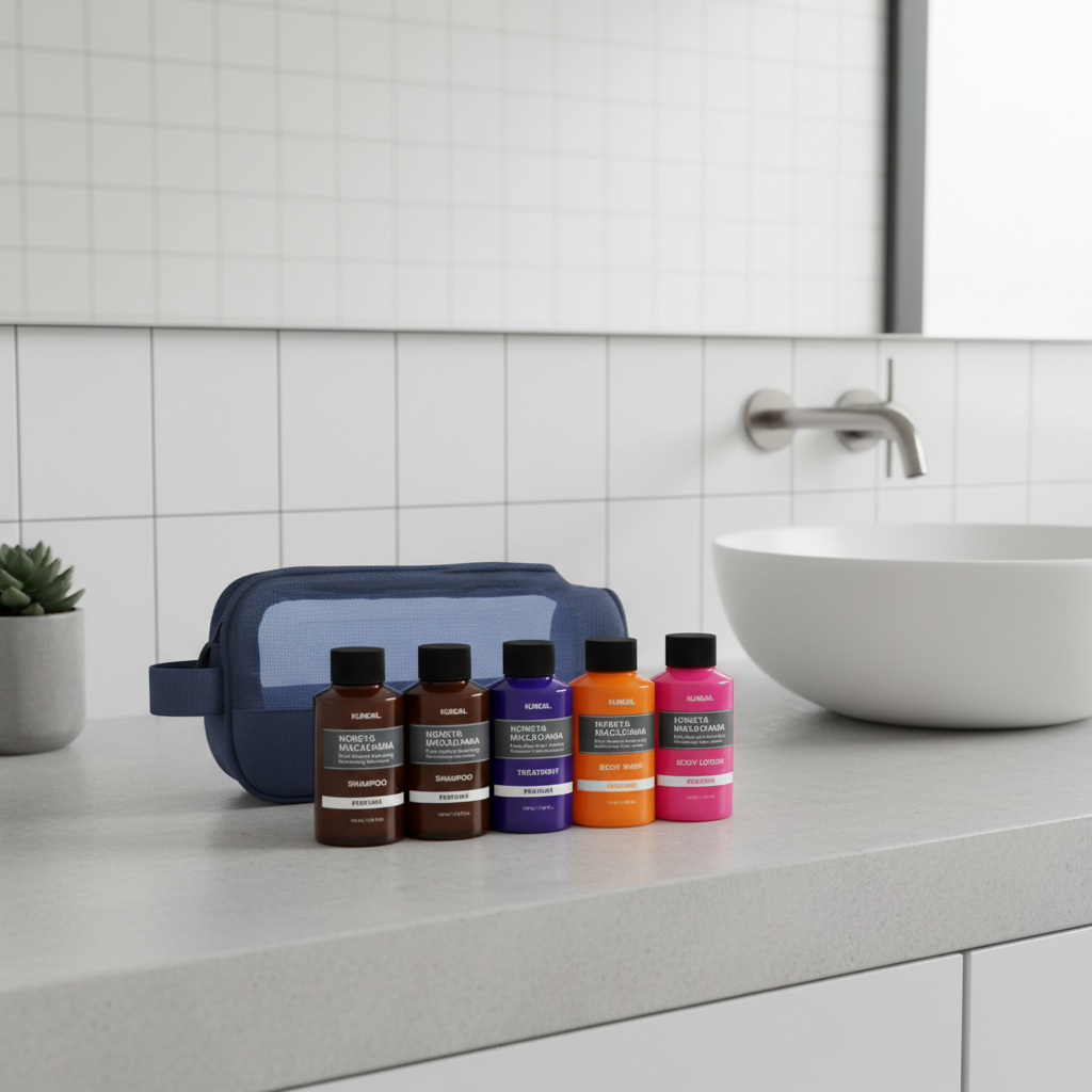 Kundal Travel Kit Type A - Cestovní sada BABY POWDER - 5ks