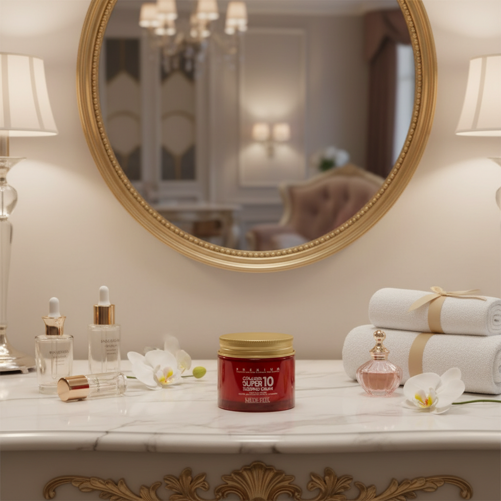 MEDI-PEEL - Premium Collagen Super 10 Sleeping Cream - Noční kolagenový krém - 70 ml