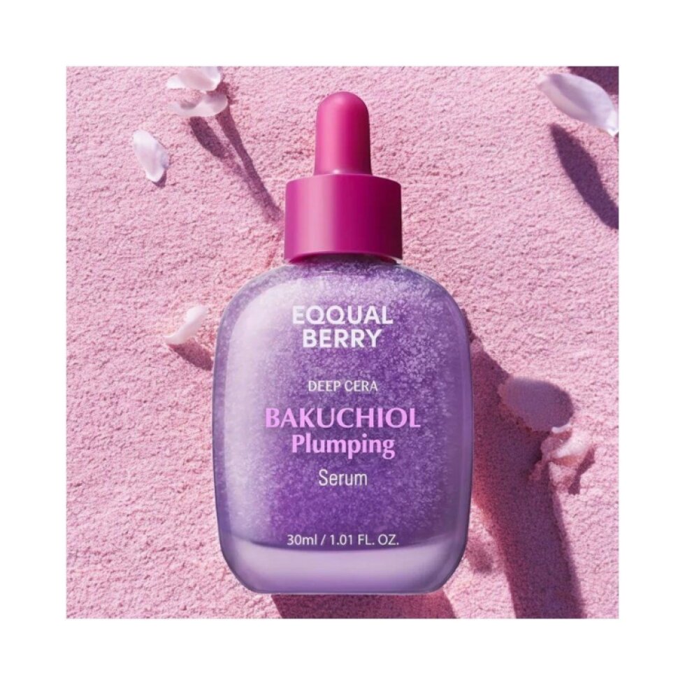 EQQUALBERRY - Bakuchiol Plumping Serum - Sérum s bakuchiolem pro zpevnění pórů a podporu mladistvého vzhledu - 30 ml