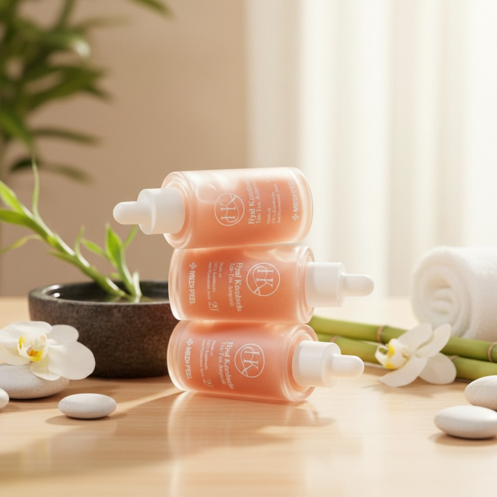 MEDI-PEEL - Hyal Kombucha Tea Tox Ampoule - Hydratační sérum s kombuchou a kyselinou hyaluronovou - 50 ml