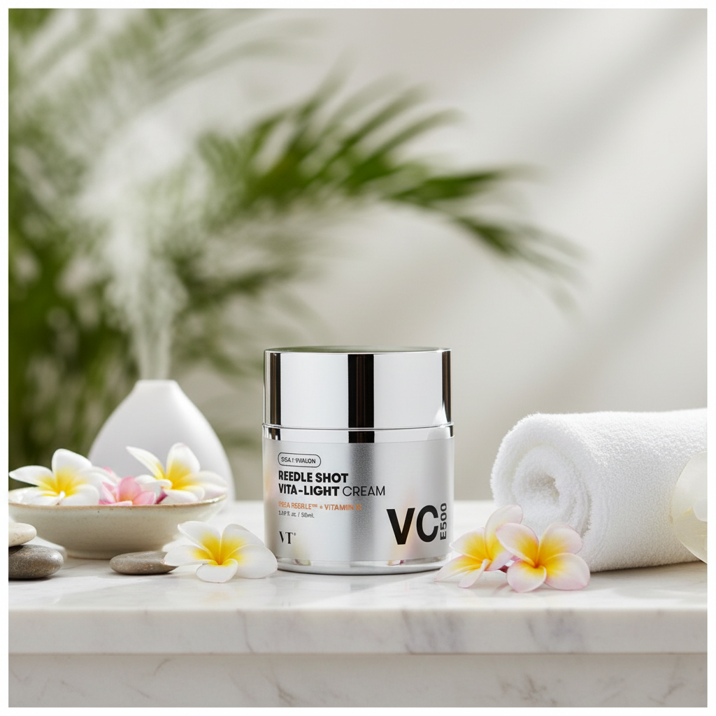 VT Reedle Shot Vita-Light Cream - Rozjasňující krém s mikrojehličkami - 50 ml