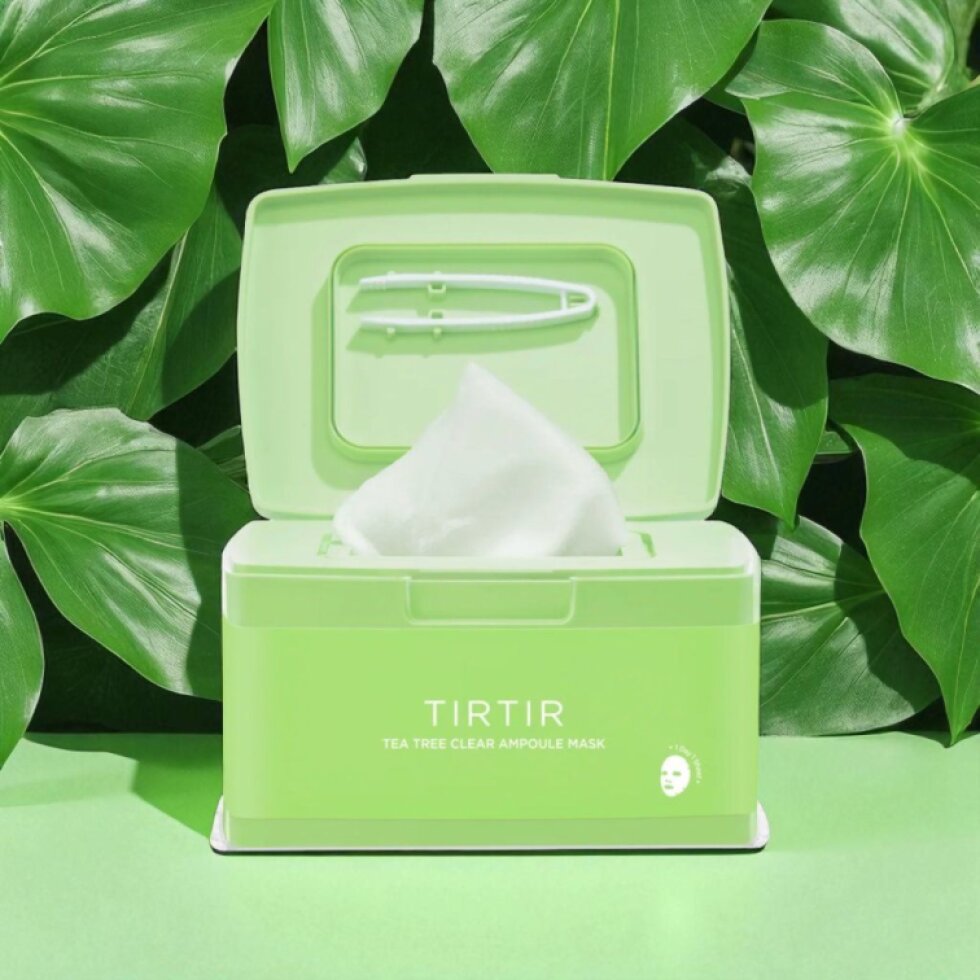 TIRTIR - Ampoule Mask - Pleťová maska s ampulí Tea Tree - 30 ks