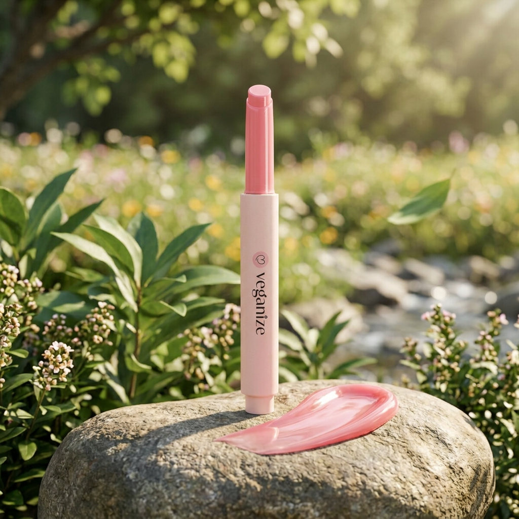 VEGANIZE - Collagen Lip Glass Balm 03. Candy Apple - Kolagenový balzám na rty - 1,8 g
