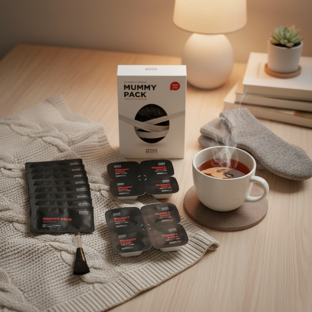 SKIN1004 MUMMY PACK & ACTIVATOR KIT - Liftingová a čistící maska 8 ks