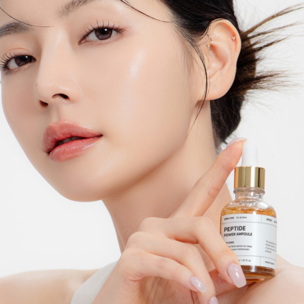 B.O.M. - Peptide Power Ampoule - Protivrásková peptidová ampoule s 24K zlatem - 30 ml