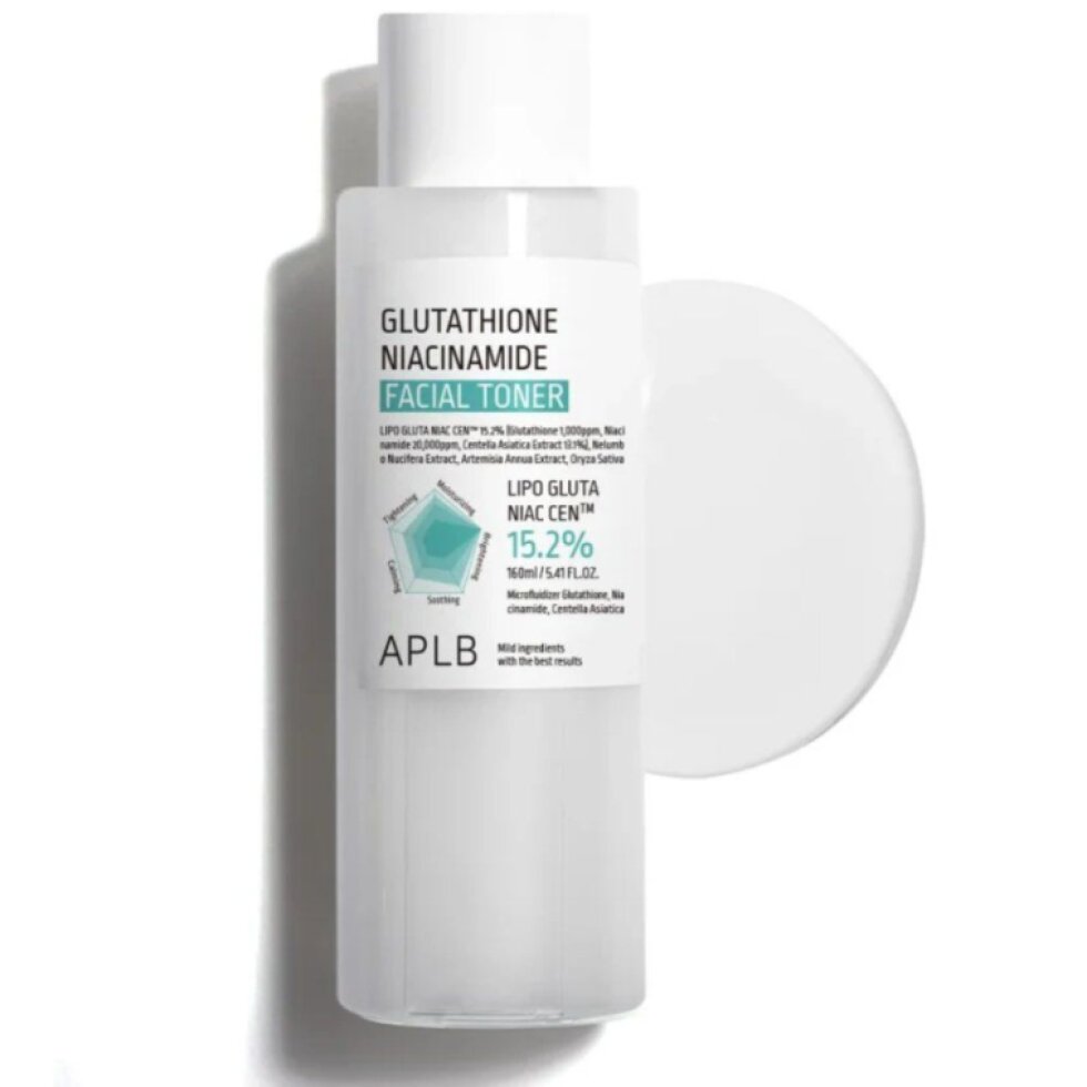 APLB - Glutathione Niacinamide Facial Toner - Toner s rozjasňujícím účinkem - 160 ml