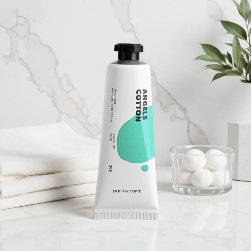 DUFT & DOFT - Signature Perfume Hand Cream Angels Cotton - Parfémovaný krém na ruce Angels Cotton - 50 ml