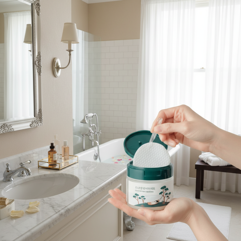 ROUND LAB - Pine Calming Cica Pad - Zklidňující pleťové tampony - 50 ks / 195 ml