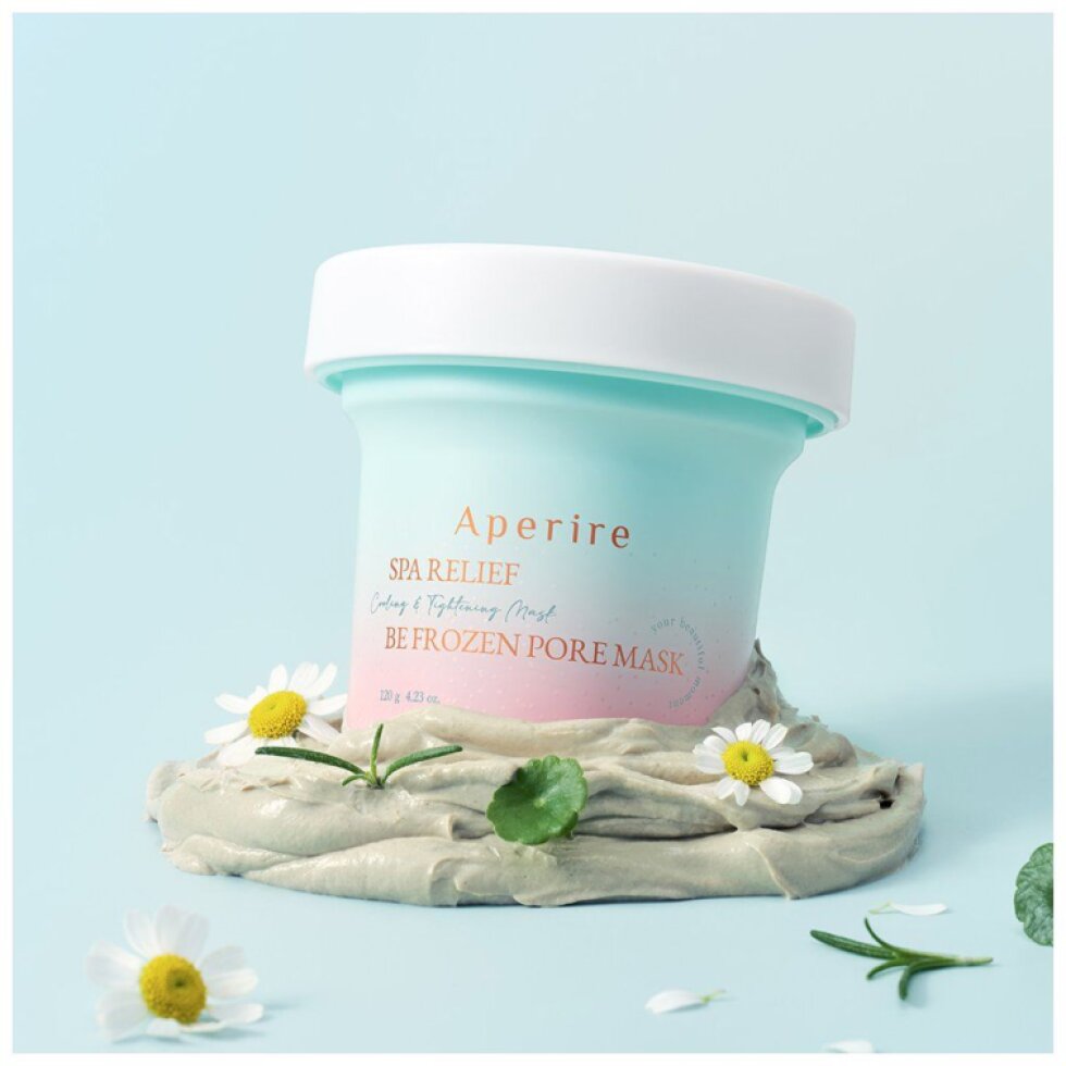 APERIRE - Spa Relief Be Frozen Pore Mask - Čisticí maska proti zaneseným pórům - HIT Olive Young - 120 ml