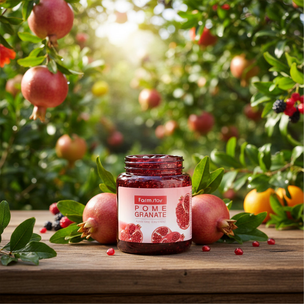 FARM STAY - Pomegranate All In One Ampoule - Ampulové sérum s extraktem z granátového jablka - 250ml