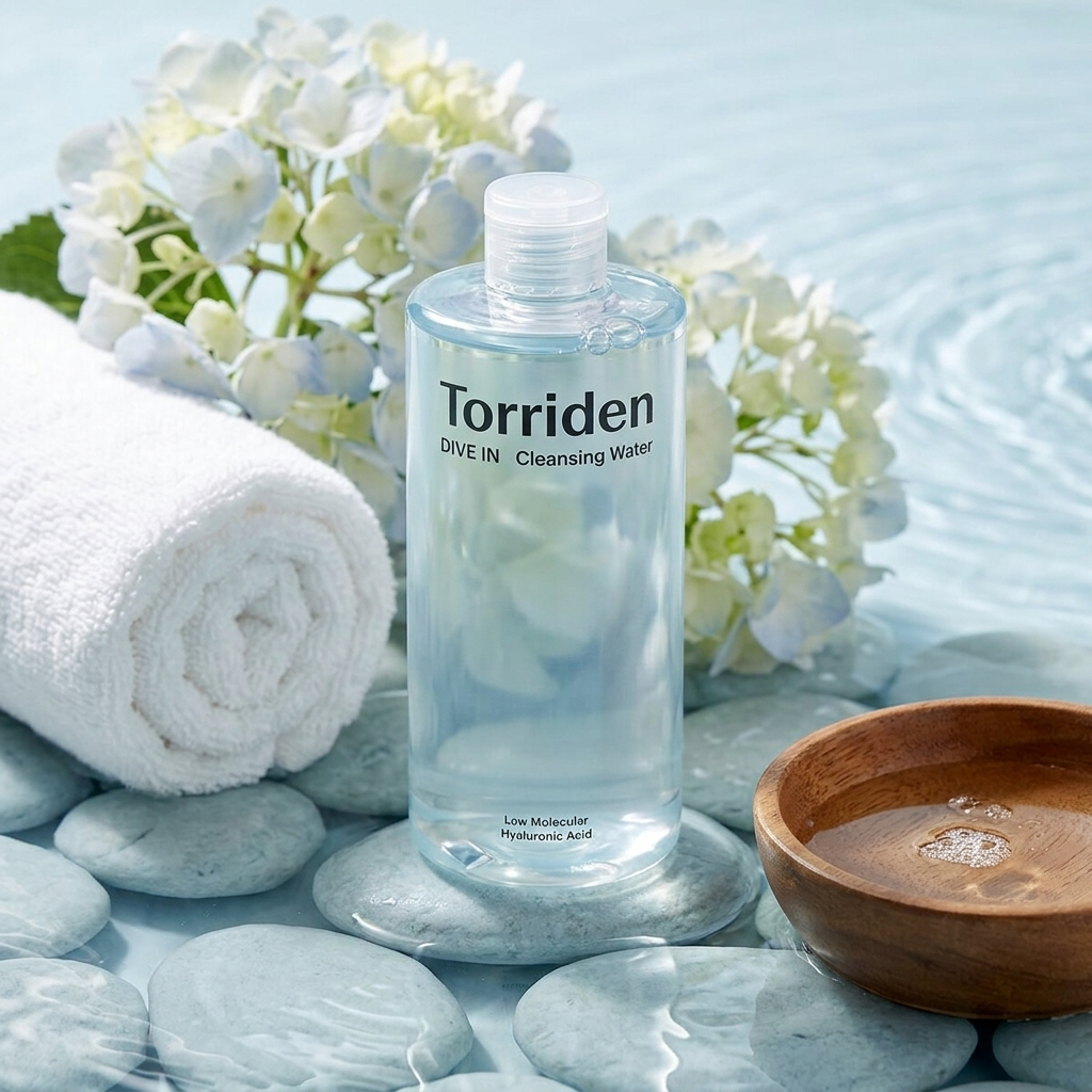 Torriden - DIVE-IN Cleansing Water - Hydratační čisticí voda s kyselinou hyaluronovou - 400 ml