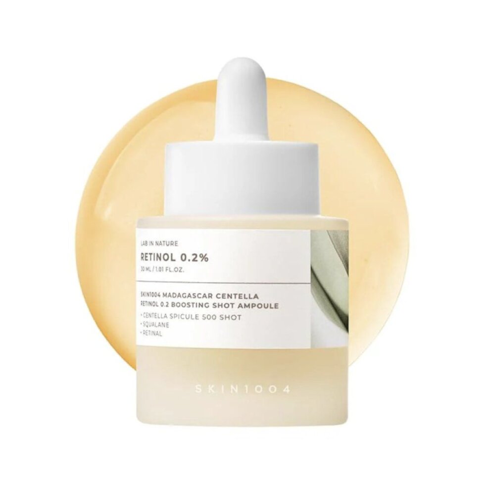 SKIN1004 - Madagascar Centella Retinol 0.2 Boosting Shot Ampoule - Posilující retinolová ampule - 30 ml