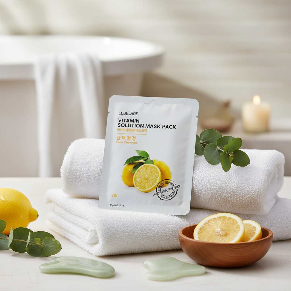 LEBELAGE - Vitamin Solution Mask Pack - Vitaminová plátýnková maska - 25 g