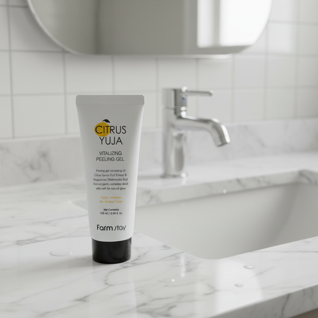 Farm Stay - Yuja Vitalizing Peeling Gel - Hydratační a rozjasňující peeling - 100 ml