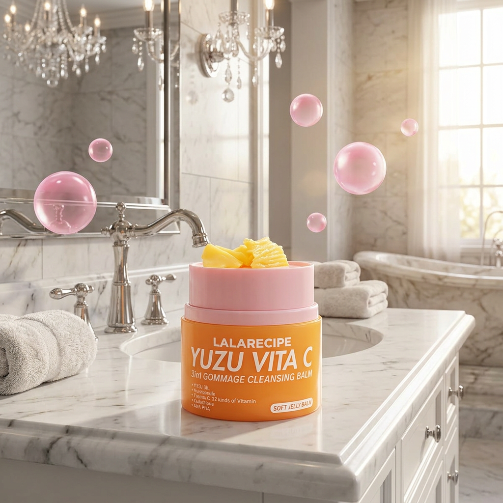 LALARECIPE - Yuzu Vita C 3in1 Gommage Cleansing Balm – Čisticí balzám 3v1 s yuzu a vitamínem C- 50 ml