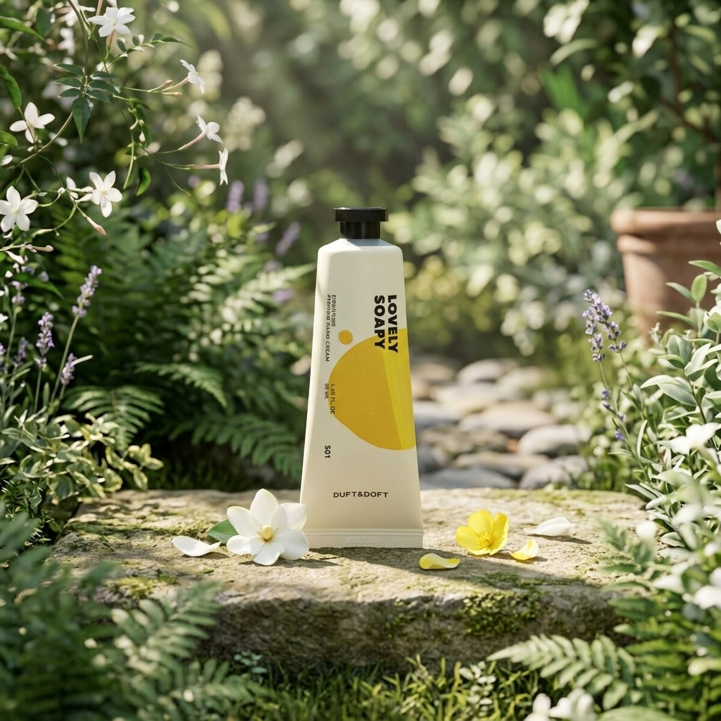 DUFT & DOFT - Signature Perfume Hand Cream Lovely Soapy - Parfémovaný krém na ruce Lovely Soapy - 50 ml