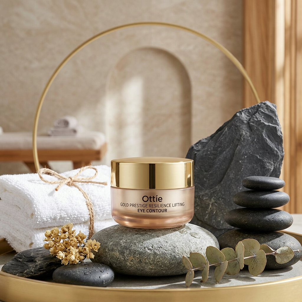 OTTIE - Gold Prestige Resilience Lifting Eye Contour - Revitalizační posilující oční krém - 30 ml