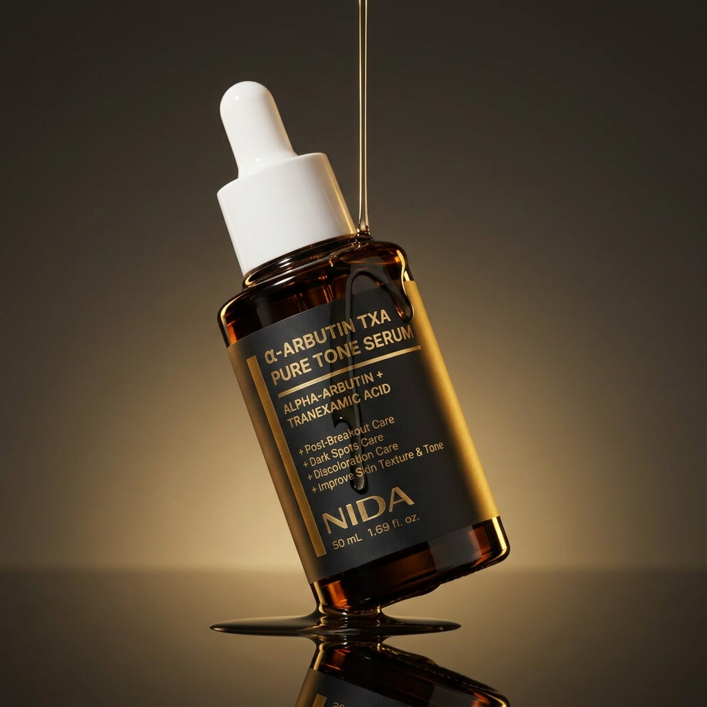 NIDA - a-Arbutin TXA Pure Tone Serum Serum - Rozjasňující sérum s alfa-arbutinem a kyselinou tranexamovou - 50 ml