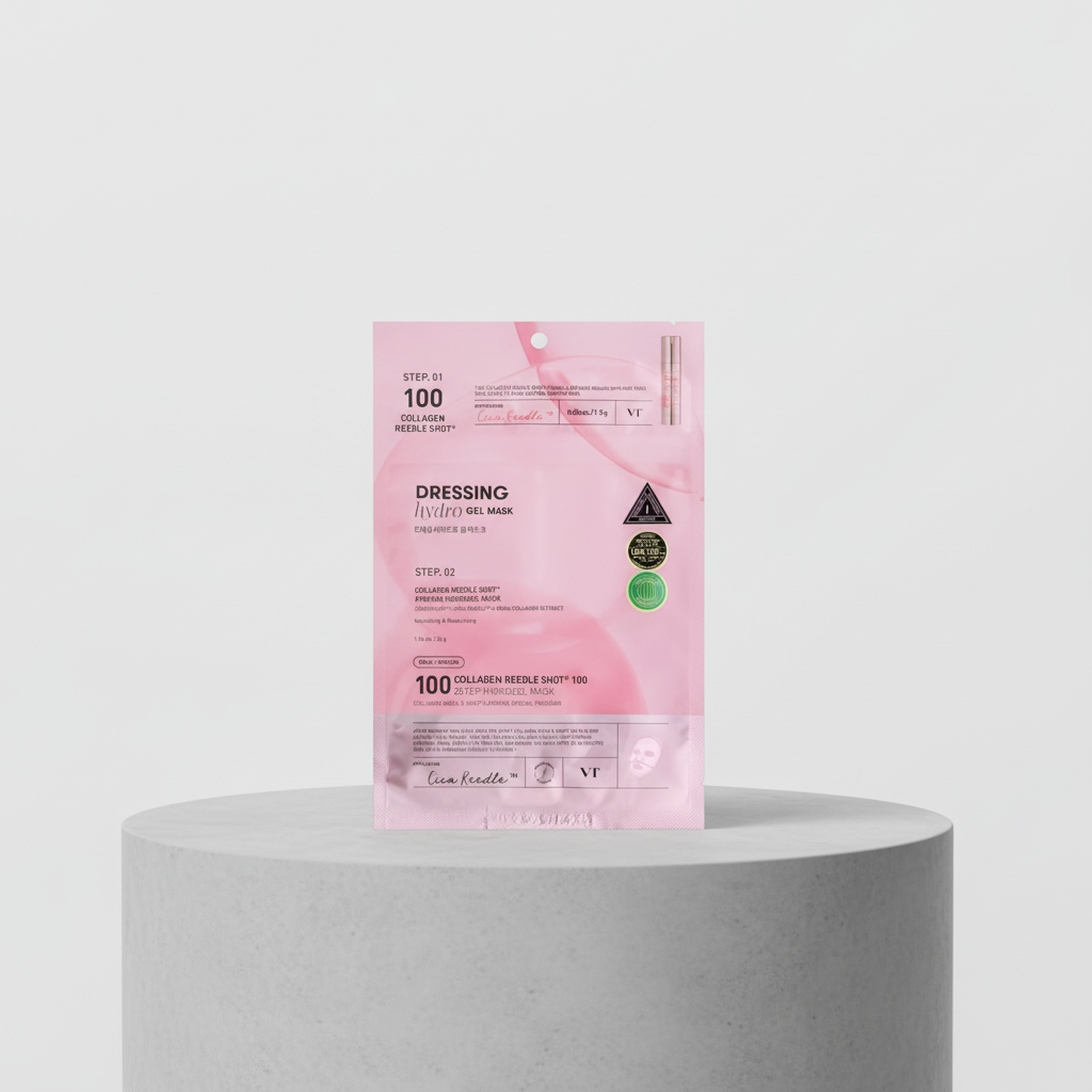 VT - Collagen Reedle Shot 100 2 Step Hydrogel Mask - Kolagenová hydrogelová dvoufázová pleťová maska