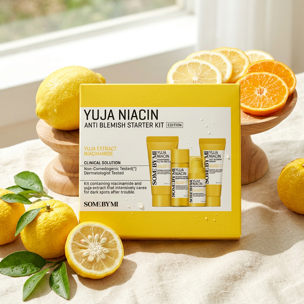 SOME BY MI - Yuja Niacin 30 Days Brightening Starter kit - Rozjasňující sada s vitamínem C 4ks