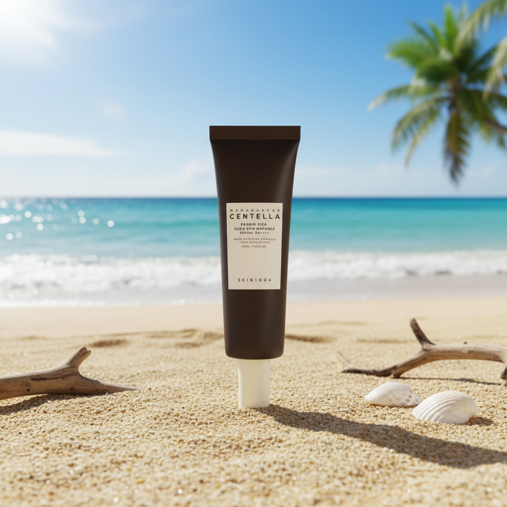SKIN1004 - Madagascar Centella Probio-Cica Glow Sun Ampoule - SPF s centelou a probiotiky - 50 m