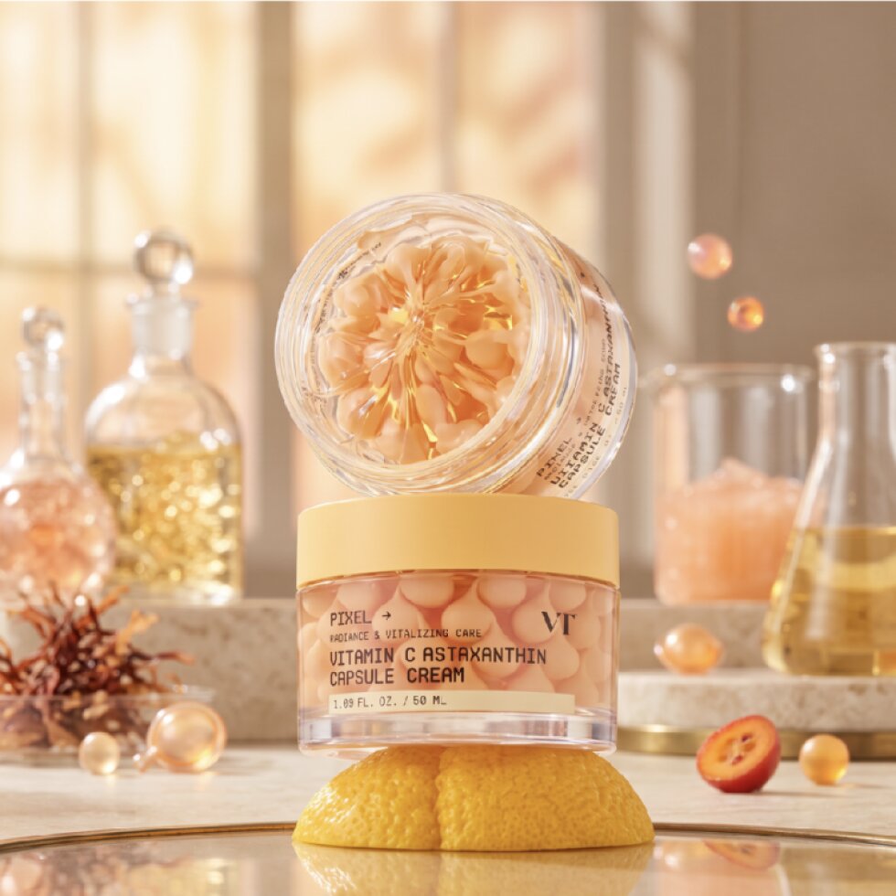 VT - Vitamin C Astaxanthin Capsule Cream - Rozjasňující a antioxidační krém s vitamínem C - 50 ml