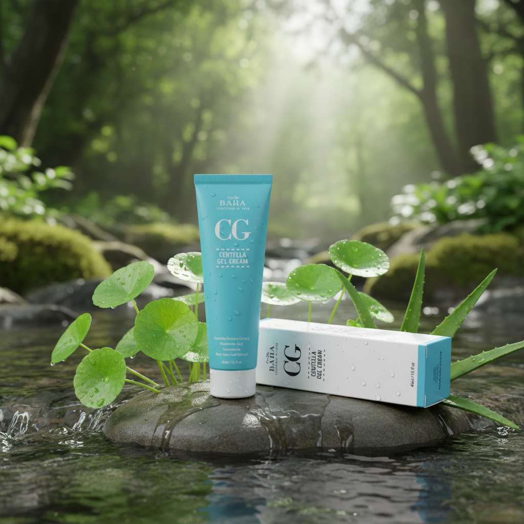 COS DE BAHA - Centella Gel Cream - Gelový krém s pupečníkem asijským - 45 ml