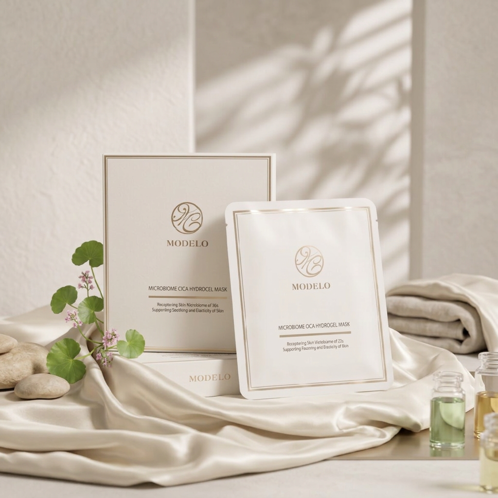 MODELO - Microbiome Cca Hydrogel Mask - Hydratační a zklidňující hydrogelová maska - 32g