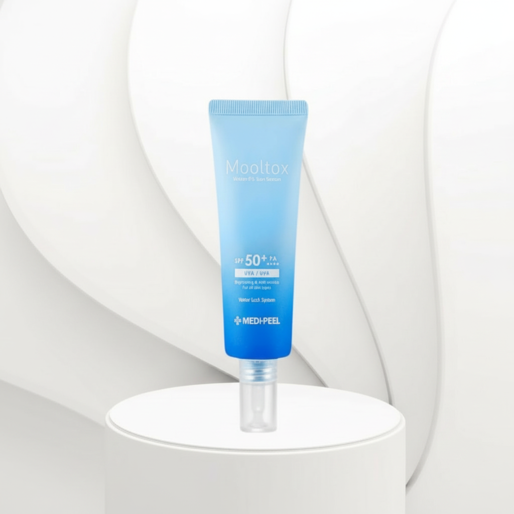 MEDI-PEEL - Aqua Mool Tox Water Fit Sun Serum - Ultra-hydratační opalovací sérum SPF 50 - 50 ml