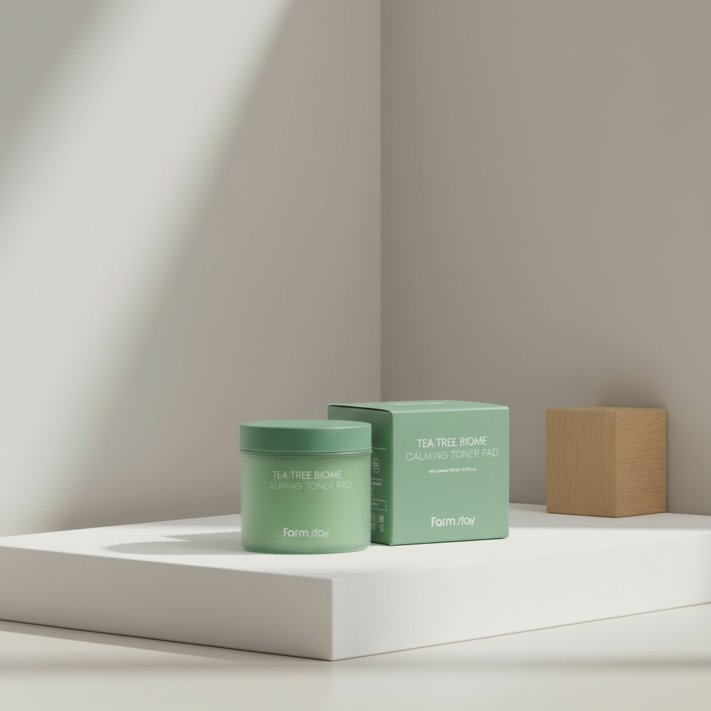 Farm Stay - Tea Tree Biome Calming Toner Pad - Zklidňující tamponky - 70ks