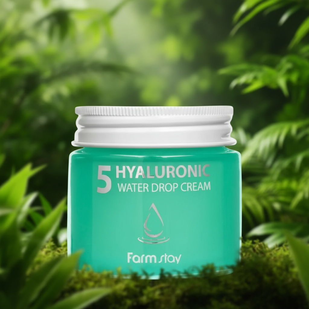 Farm Stay - Hyaluronic 5 Water Drop Cream - Hydratační krém - 80ml