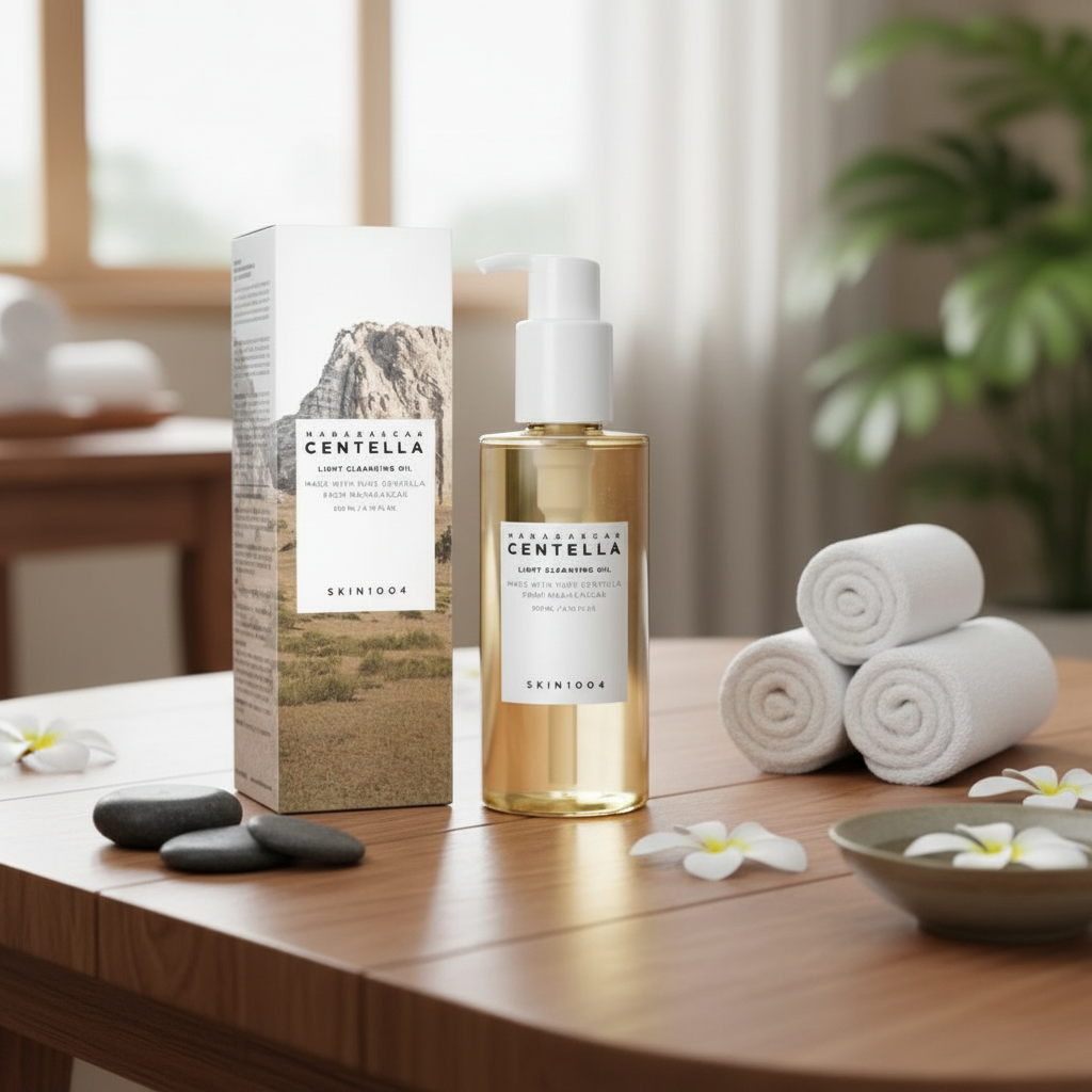 SKIN1004 - Madagascar Centella Light Cleansing Oil - Lehký odličovací olej s centellou - 200 ml