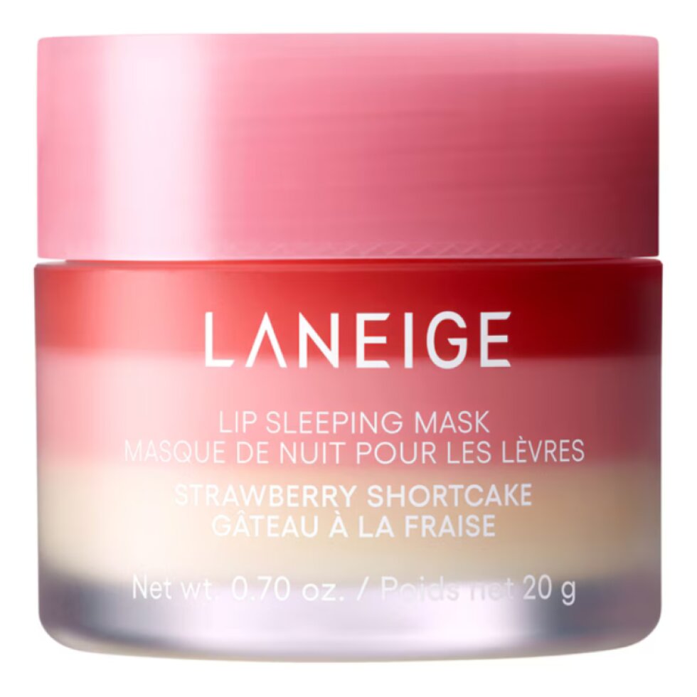 LANEIGE - Lip Sleeping Mask Strawberry Shortcake - Noční maska na rty v limitované příchuti jahodového dezertu - 20 g