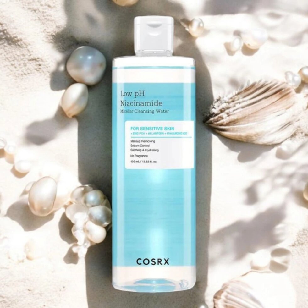 COSRX Low pH Niacinamide Cleansing Water - Micelární voda s niacinamidem a nízkým pH - 400 ml