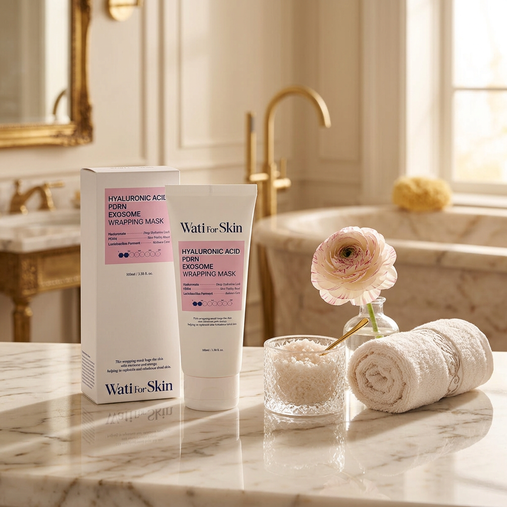 WATI FOR SKIN - Hyaluronic Acid PDRN Exosome Wrapping Mask - Hydratační slupovací maska s PDRN a exosomy - 100 ml