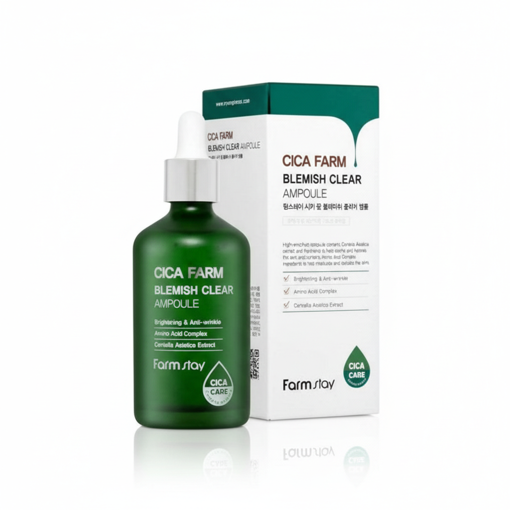 Farm Stay - Cica Farm Blemish Clear Ampoule - Koncentrované pleťové sérum s pupečníkem asijským - 100 ml