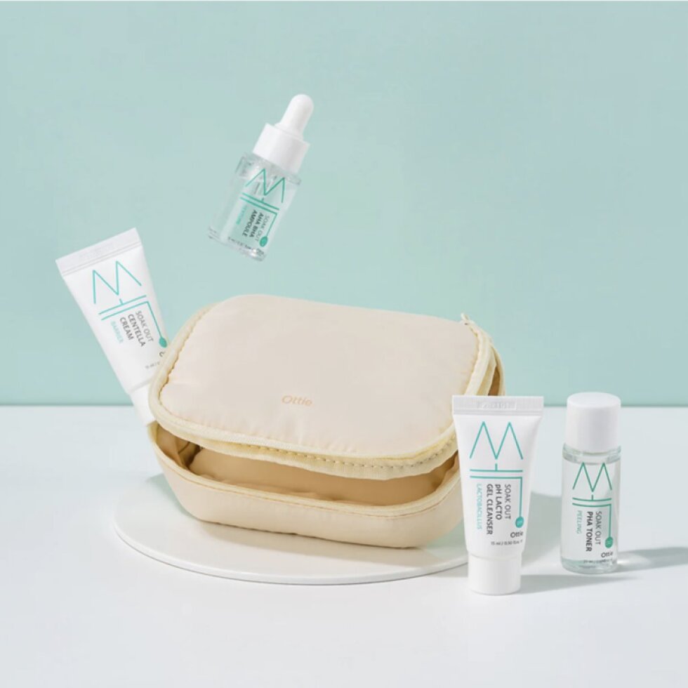 OTTIE - Soak Out Travel Kit - Cestovní balíček - 4ks